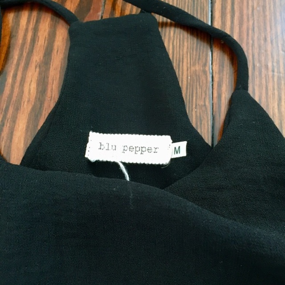 DONATED Blu Pepper racer-back tank